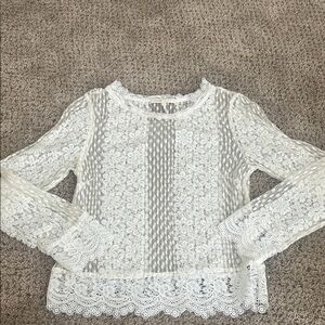 Maje lace top XS